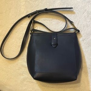 {GAP} Leather Crossbody Purse Blue